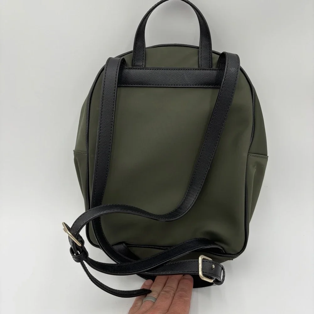 Kate Spade New York Bradley Wilson Road Backpack Small Army Green Nylon‎